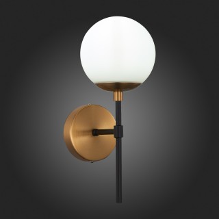 SL1203.401.01 Бра ST-Luce Бронза,Черный/Белый E27 1*40W LIMANO-foto5