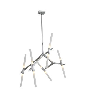 SL947.102.10 Люстра потолочная ST-Luce Серебристый/Белый G9 10*5W LACONICITA-foto13