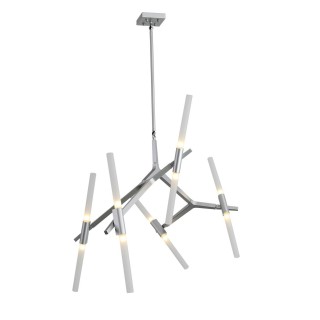 SL947.102.10 Люстра потолочная ST-Luce Серебристый/Белый G9 10*5W LACONICITA-foto13