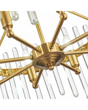 SL1167.303.08 Светильник подвесной ST-Luce Латунь/Латунь, Прозрачный E14 8*40W TELLURIO-foto11