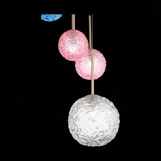 SL1152.253.08 Светильник подвесной ST-Luce Золотистый/Разноцветный G9 8*5W ARCOBALINO-foto4