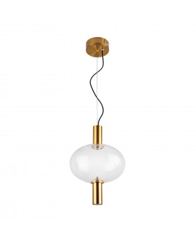 SL1582.303.01 Светильник подвесной ST-Luce Бронзовый/Прозрачный LED 1*7W 2700K ALLENORE-foto2