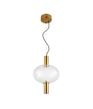 SL1582.303.01 Светильник подвесной ST-Luce Бронзовый/Прозрачный LED 1*7W 2700K ALLENORE-foto2