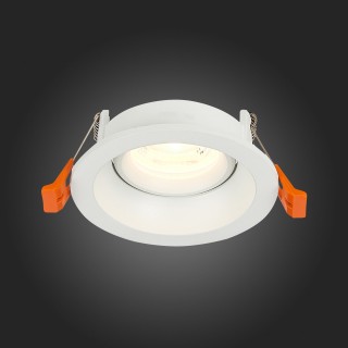 ST208.508.01 Св-к встр. Мат. белый GU10 1*50W  D94xH40 220V Без ламп MISURA-foto7