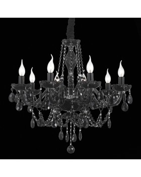 SL642.403.08 Люстра подвесная ST-Luce Черный, Хром/Черный E14 8*40W ODILIA-foto3