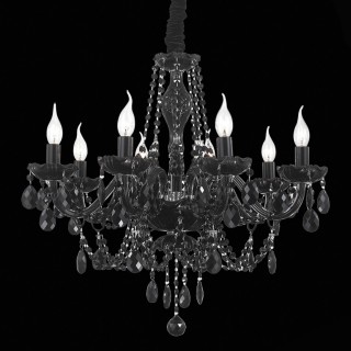 SL642.403.08 Люстра подвесная ST-Luce Черный, Хром/Черный E14 8*40W ODILIA-foto3