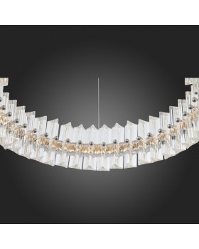 SL383.103.01 Светильник подвесной ST-Luce Хром/Хром, Прозрачный LED 1*34W 3000K CHERIO-foto12