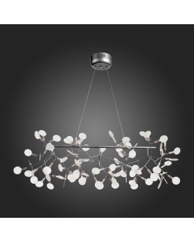 SL379.103.81 Люстра подвесная ST-Luce Серебристый/Белый LED 81*0,5W 3500K RAFINA-foto3