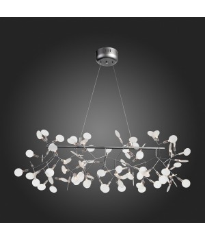 SL379.103.81 Люстра подвесная ST-Luce Серебристый/Белый LED 81*0,5W 3500K RAFINA-foto3