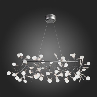 SL379.103.81 Люстра подвесная ST-Luce Серебристый/Белый LED 81*0,5W 3500K RAFINA-foto3