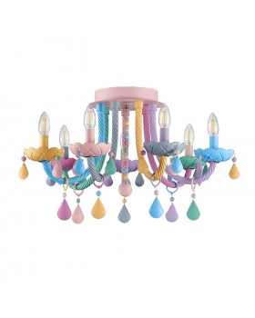 SL1700.782.07 Люстра потолочная ST-Luce Разноцветный E14 7*40W FIATA-foto16