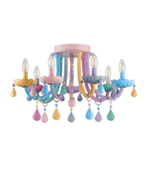 SL1700.782.07 Люстра потолочная ST-Luce Разноцветный E14 7*40W FIATA-foto16