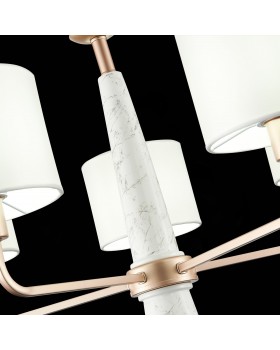 SL1163.203.05 Светильник подвесной ST-Luce Матовое золото/Белый E14 5*40W VELLINO-foto9