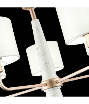 SL1163.203.05 Светильник подвесной ST-Luce Матовое золото/Белый E14 5*40W VELLINO-foto9