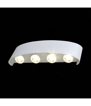 SL089.501.08 Светильник уличный настенный ST-Luce Белый кварцевый LED 8*1W 4000K BISELLO-foto7