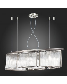 SL1627.103.06 Люстра подвесная ST-Luce Хром/Прозрачный E14 6*40W Velletri-foto6