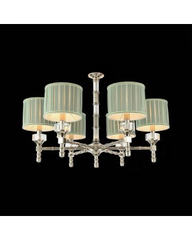 SL1121.103.06 Люстра подвесная ST-Luce Никель/Оливковый E14 6*40W OLEO-foto4