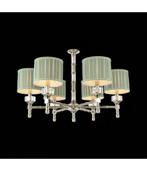 SL1121.103.06 Люстра подвесная ST-Luce Никель/Оливковый E14 6*40W OLEO-foto4