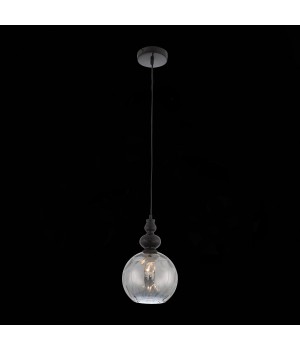 SL374.413.01 Подвес ST-Luce Черный/Дымчатый E27 1*40W BACINETO-foto4