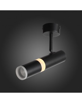 ST106.402.08 Светильник потолочный Черный LED 1*8W 3000K 624Lm Ra>80 D50xH165 170-240V ESCOPIO-foto3