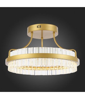 SL383.202.01 Светильник потолочный ST-Luce Матовое золото/Прозрачный LED 1*34W 3000K CHERIO-foto8