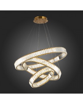 SL1622.303.03 Люстра подвесная ST-Luce Латунь/Прозрачный LED 1*122W 4000K TIVOLI-foto3