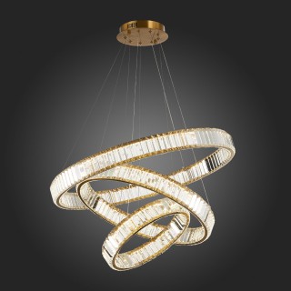 SL1622.303.03 Люстра подвесная ST-Luce Латунь/Прозрачный LED 1*122W 4000K TIVOLI-foto3