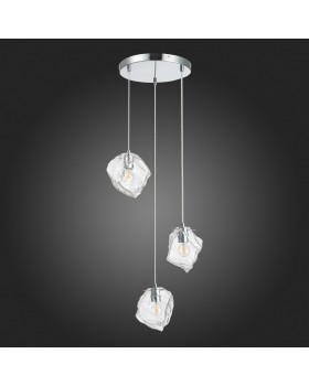 SL1175.103.03 Светильник подвесной ST-Luce хром/прозрачный E14 3*40W Portici-foto8