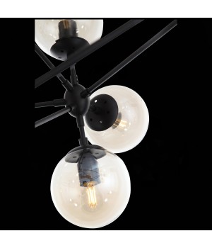 SL549.403.21 Люстра потолочная ST-Luce Черный/Янтарный E27 21*40W STAMPO-foto5