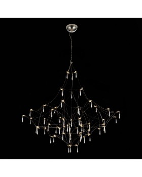 SL797.113.114 Люстра подвесная ST-Luce Хром, Прозрачный LED 114*0,45W 3000K GRAVETTA-foto4