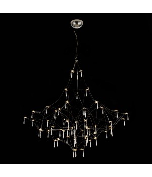 SL797.113.114 Люстра подвесная ST-Luce Хром, Прозрачный LED 114*0,45W 3000K GRAVETTA-foto4