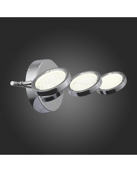 SL576.101.03 Светильник настенно-потолочный ST-Luce Хром/Хром, Прозрачный LED 3*5W 4000K GRUPPO-foto9