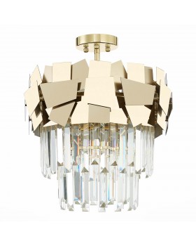 SL1232.202.05 Люстра потолочная ST-Luce Золотистый/Прозрачный, Золотистый E14 5*60W CASERTA-foto2