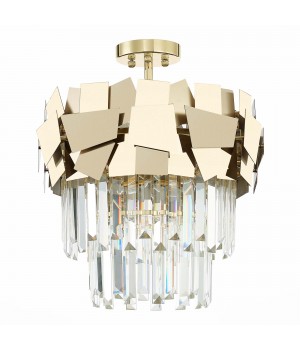 SL1232.202.05 Люстра потолочная ST-Luce Золотистый/Прозрачный, Золотистый E14 5*60W CASERTA-foto2