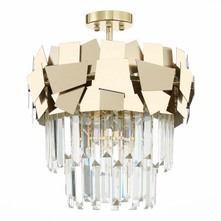 SL1232.202.05 Люстра потолочная ST-Luce Золотистый/Прозрачный, Золотистый E14 5*60W CASERTA-foto2