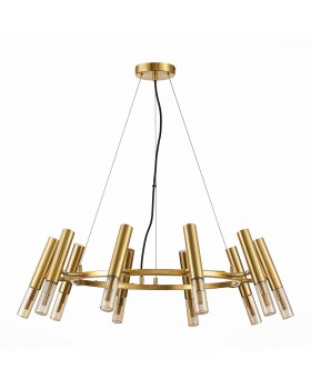 SL1236.203.10 Люстра подвесная ST-Luce Золотистый/Коньячный, Золотистый G9 10*5W ECLIP-foto2