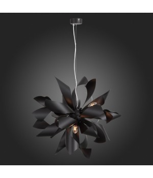 SL453.403.06E Люстра подвесная ST-Luce Черный/Черный E14 6*40W SPIRAGLIO-foto7