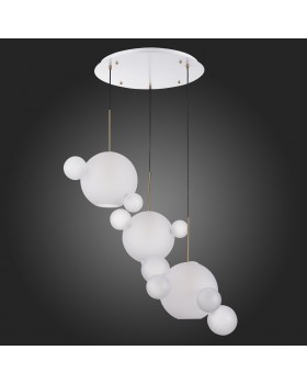 SL1133.503.03 Светильник подвесной ST-Luce Белый,Латунь/Белый E27 3*60W (из 4-х коробок) BOPONE-foto6