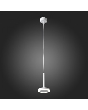 ST104.503.06 Светильник подвесной Белый LED 1*6W 3000K 468Lm Ra>80 120° IP20 D112xH184 170-240V CIAMELLA-foto7