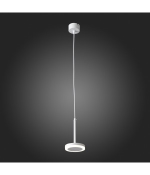 ST104.503.06 Светильник подвесной Белый LED 1*6W 3000K 468Lm Ra>80 120° IP20 D112xH184 170-240V CIAMELLA-foto7
