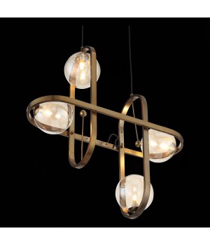 SL1201.203.04 Светильник подвесной ST-Luce Бронзовый/Коньячный G9 4*5W CIRCONO-foto8