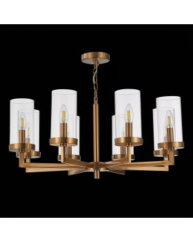 SL1171.303.08 Люстра подвесная ST-Luce Латунь/Прозрачный E14 8*40W MASINE-foto8