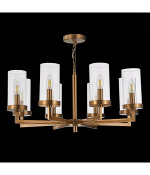 SL1171.303.08 Люстра подвесная ST-Luce Латунь/Прозрачный E14 8*40W MASINE-foto8