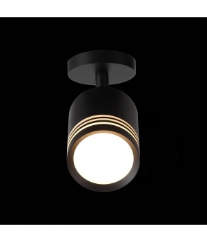ST101.412.05 Светильник потолочный Черный LED 1*5W 3000K 390Lm Ra>80 120° D68xH140 170-240V CERIONE-foto5