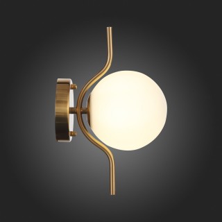 SL1126.201.01 Светильник настенный ST-Luce Золотистый/Белый G9 1*5W FORCIO-foto4