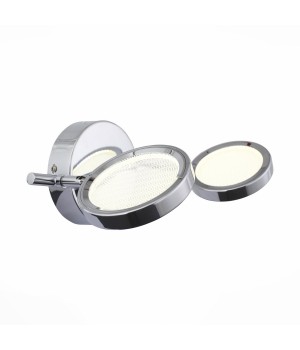 SL576.101.02 Светильник настенно-потолочный ST-Luce Хром/Хром, Прозрачный LED 2*5W 4000K GRUPPO-foto3