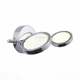 SL576.101.02 Светильник настенно-потолочный ST-Luce Хром/Хром, Прозрачный LED 2*5W 4000K GRUPPO-foto3