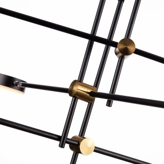 SL1604.432.06 Светильник потолочный ST-Luce Черный, Латунь/Черный LED 6*5W 3000K RODRIGO-foto12