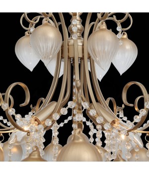 SL659.303.04 Люстра подвесная ST-Luce Золотистый/Золотистый E14 4*40W FRUTTI-foto7