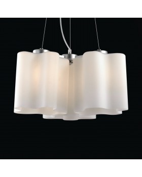 SL116.503.03 Люстра подвесная ST-Luce Серебристый/Белый E27 3*60W ONDE-foto3